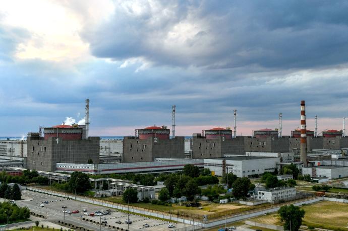 Vista general de la central nuclear de Zaporiyia.