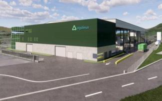 Infografía de cómo será la planta de gestión de residuos que se instalará en el polígono La Barguilla de Ortuella.