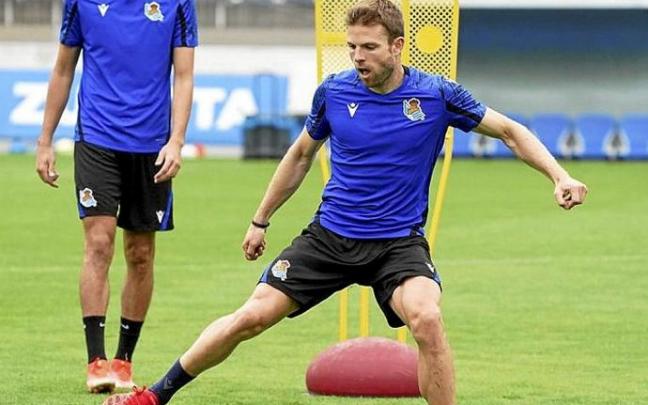 Illarramendi, durante un entrenamiento. Foto: Real Sociedad