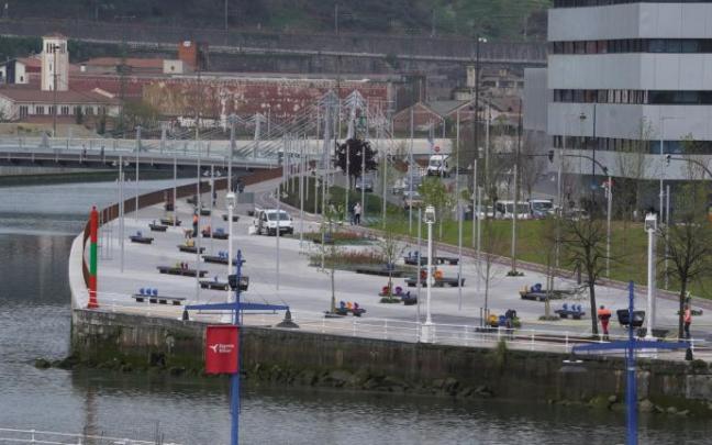 La nueva zona urbanizada supone el último tramo por recuperar de las orillas de la ría entre Elorrieta y Zorrotza La nueva zona urbanizada supone el último tramo por recuperar de las orillas de la ría entre Elorrieta y Zorrotza