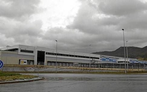 Vista del centro logístico que Lidl ha puesto en marcha en el polígono de Los Llanos al lado de Nanclares de la Oca. Foto: Pablo José Pérez