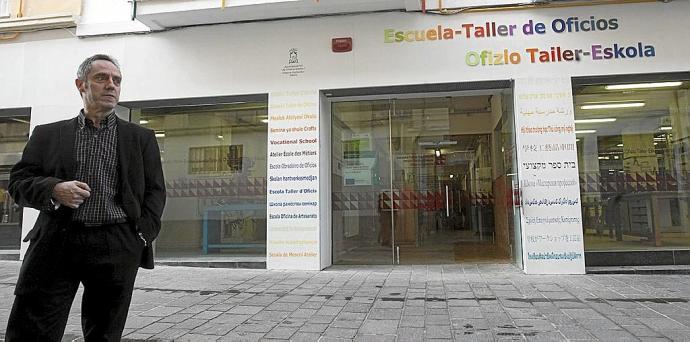 El local del Taller de Oficios se transformará en un novedoso proyecto de comedor. Foto: A. Larretxi