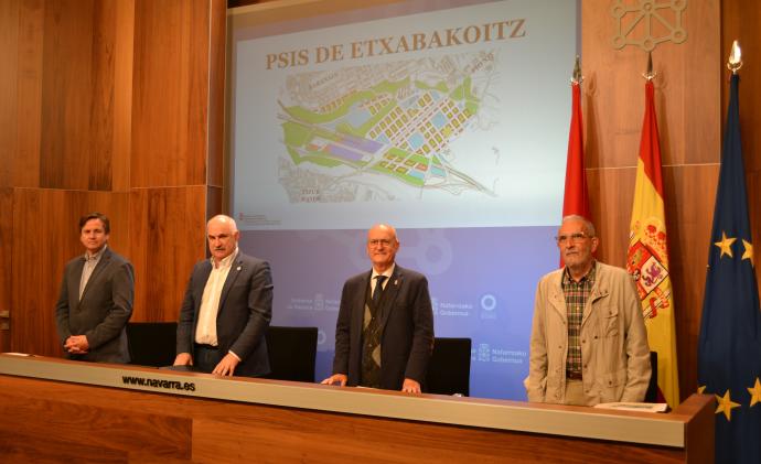 Pedro López, Aierdi, Bernardo Ciriza y Juan López.