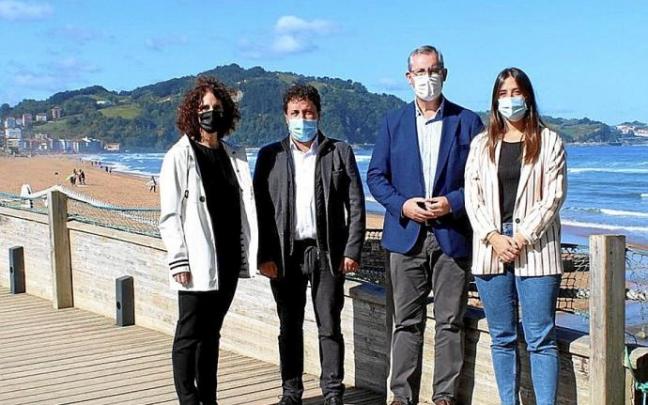 Arantxa Ariztimuño, Xabier Txurruka, Markel Olano y Leire Arana.