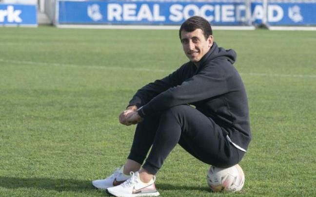 Mikel Oyarzabal posa para este periódico hace unas semanas.