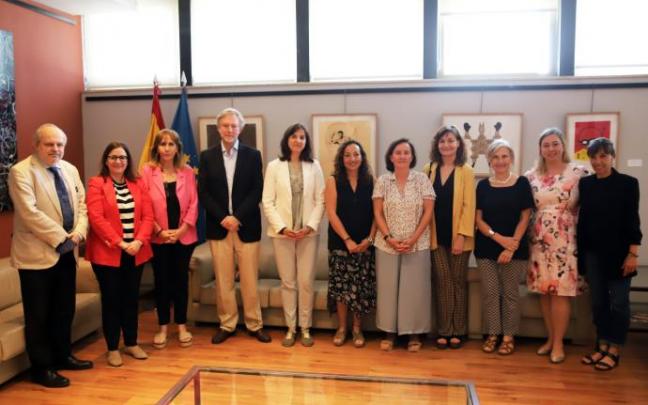 Miembros del Observatorio de Igualdad en el Deporte.
