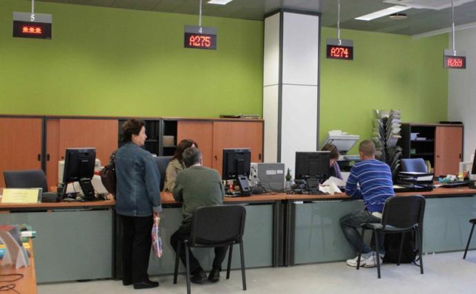 Oficina de atención al ciudadano del Ayuntamiento de Vitoria.