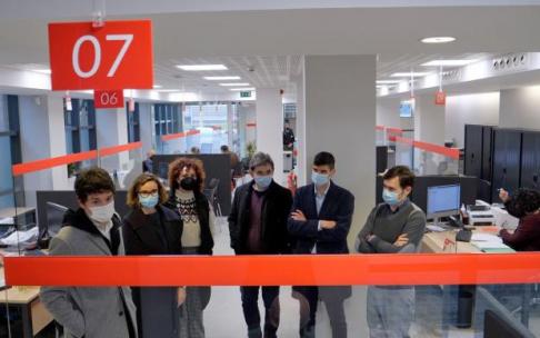 Puesta en marcha de la nueva oficina de la Diputación en Mungia.