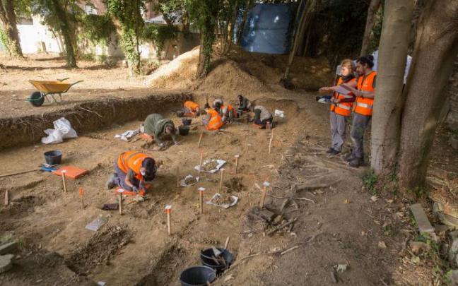 Restos de la Primera Guerra Carlista hallados en el cementerio de Begoña de Bilbao