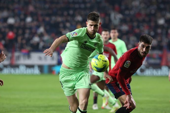 Sancet en un partido reciente contra Osasuna