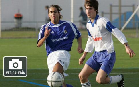 Oier Sanjurjo en un partido Chantrea - Burladés de Tercera División (2005)