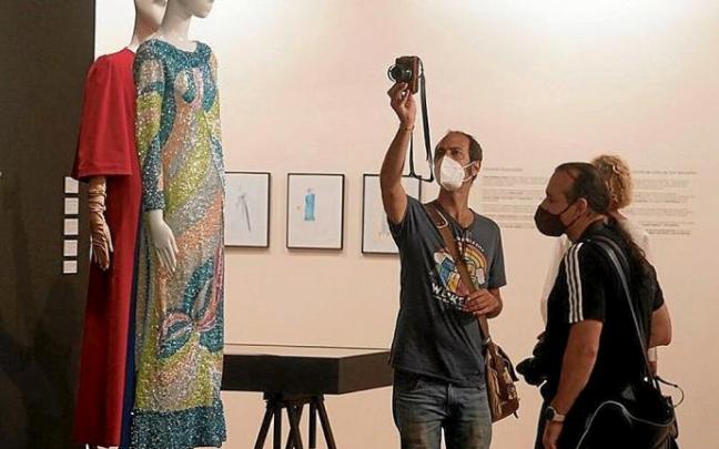 Un momento de la presentación de la muestra.