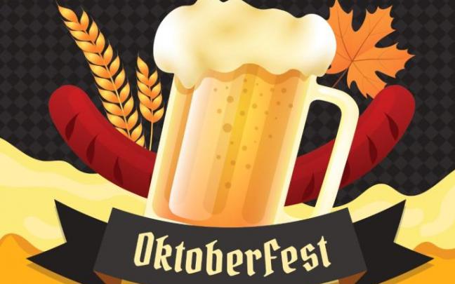 Cartel promocional de la Oktoberfest de la calle Gorbea.