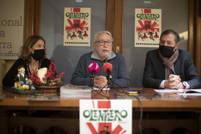 Miren García, Xabier Martínez y Patxi Pérez.