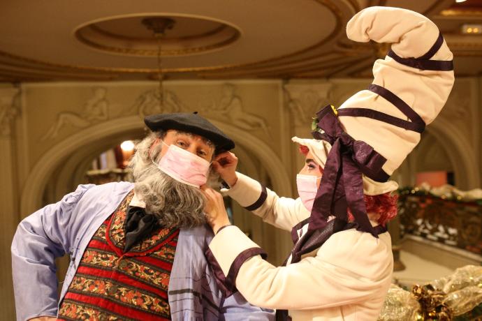 Olentzero y Mari Domingi estarán este viernes en el Teatro Arriaga de Bilbao