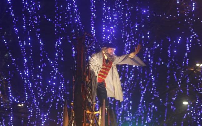 Imagen de archivo de Olentzero en el desfile de 2019 en Bilbao