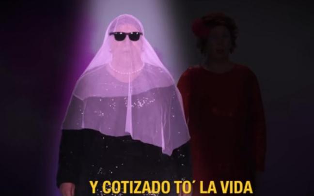 Los Morancos imitan la escenografía de Rigoberta Bandini. Los Morancos imitan la escenografía de Rigoberta Bandini.