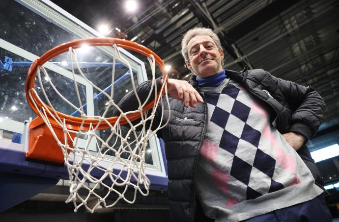 Pablo Bretos, presidente de la Federación Navarra de Baloncesto