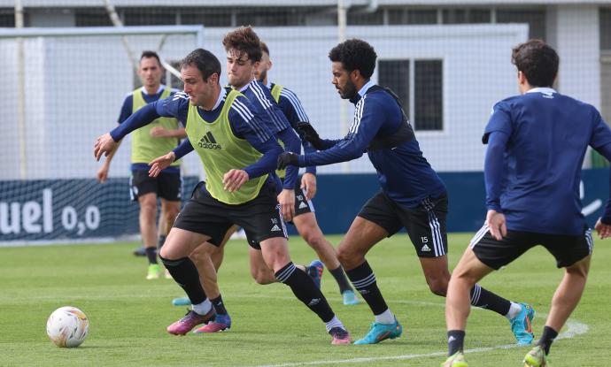 Imagen de un entrenamiento de esta semana