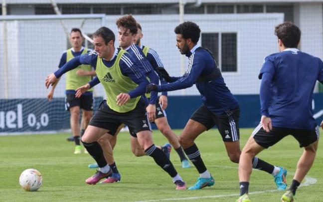 Imagen de un entrenamiento de esta semana