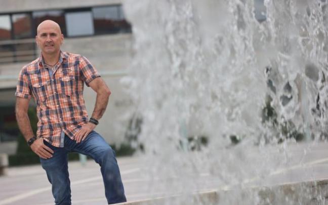 Ander Oroz, alcalde de Ansoáin (EH Bildu), en los aledaños del Ayuntamiento. Ander Oroz, alcalde de Ansoáin (EH Bildu), en los aledaños del Ayuntamiento.