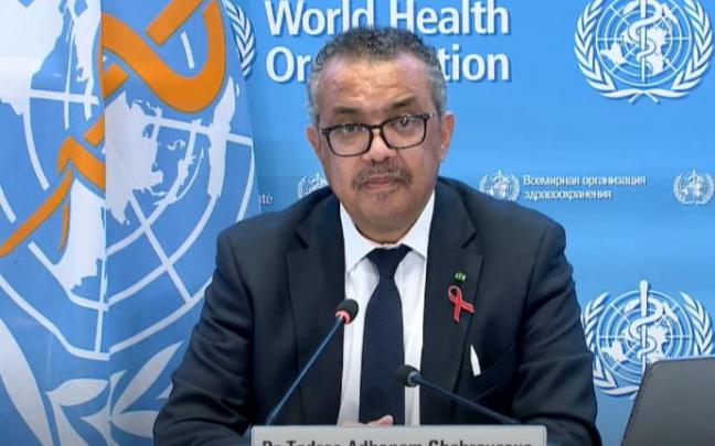 El director general de la Organización Mundial de la Salud (OMS), Tedros Adhanom Ghebreyesus El director general de la Organización Mundial de la Salud (OMS), Tedros Adhanom Ghebreyesus