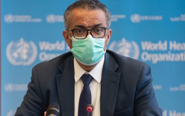 El director general de la OMS, Tedros Adhanom Ghebreyesus.