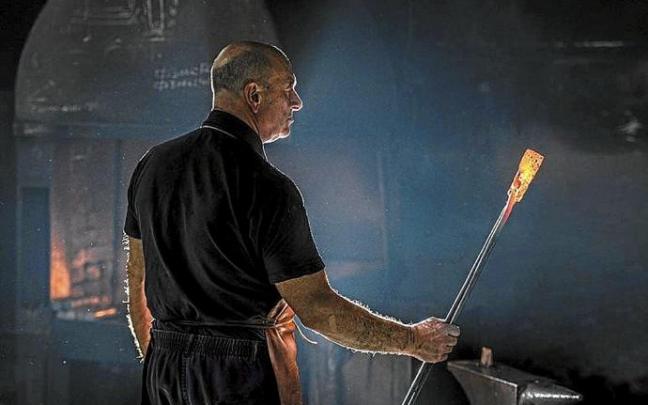 Ricardo Mediavilla legazpiarra, bere tailerrean. Argazkia: Gorka Gomez