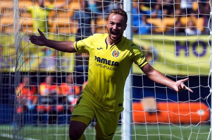 Ontiveros, con la camiseta del Villarreal.