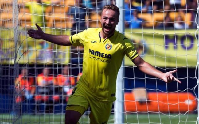 Ontiveros, con la camiseta del Villarreal.
