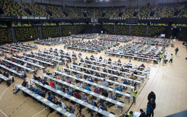 Imagen de archivo de una prueba de Oferta Pública de Empleo.