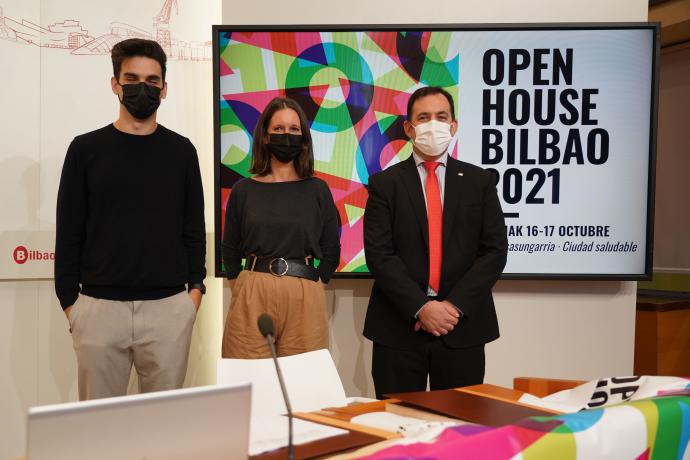 Presentación del Festival Open House Bilbao que se celebra este fin de semana.