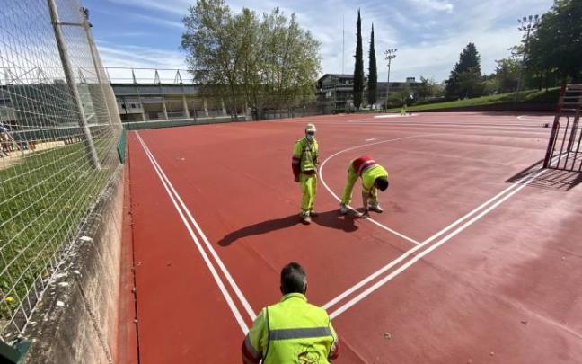 Operarios trabajando.