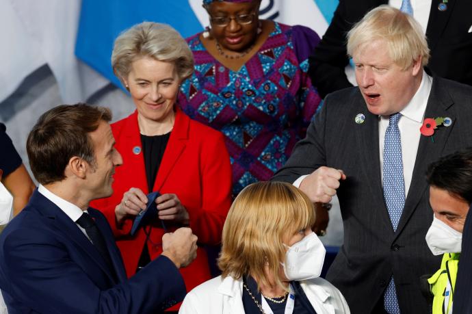 Emmanuel Macron y Boris Johnson, en una cumbre reciente del G-20.