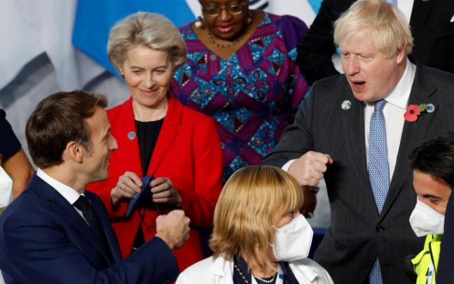 Emmanuel Macron y Boris Johnson, en una cumbre reciente del G-20.