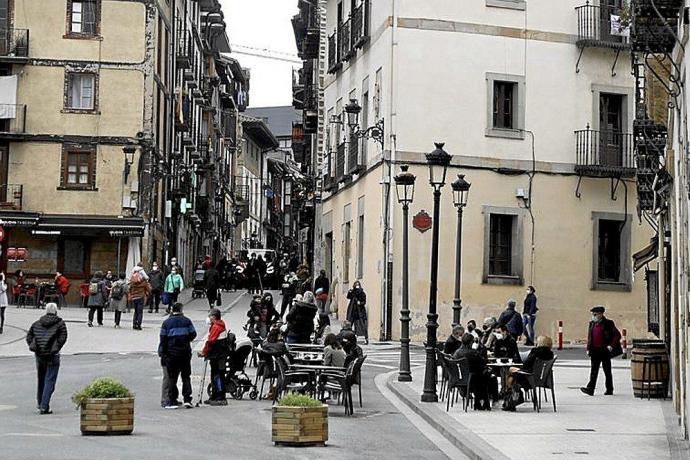 Una de las zonas más transitadas de Ordizia. Foto: J. Colmenero