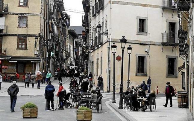 Una de las zonas más transitadas de Ordizia. Foto: J. Colmenero
