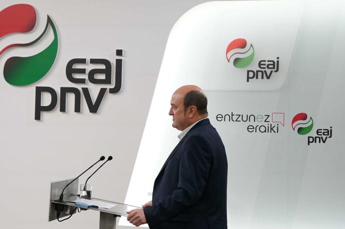 El presidente del EBB del PNV, Andoni Ortuzar