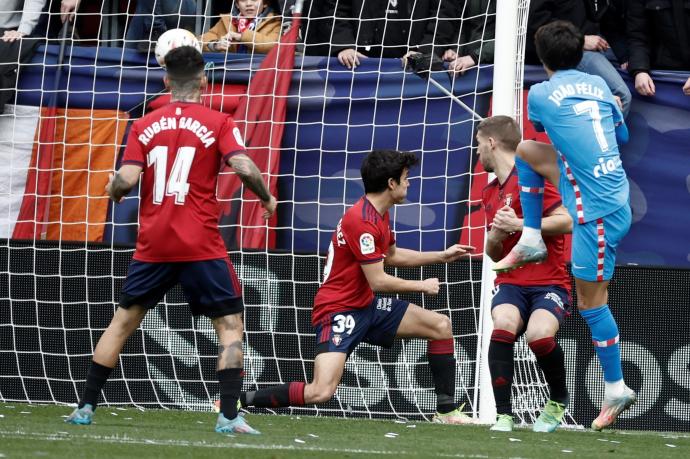 Joao Félix abrió la lata a los tres minutos de partido.