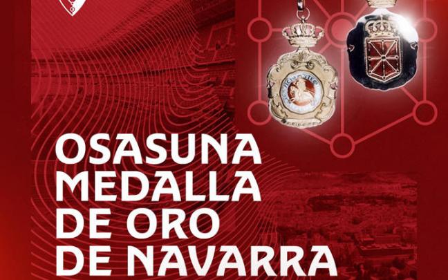 Osasuna, Medalla de Oro de Navarra Osasuna, Medalla de Oro de Navarra