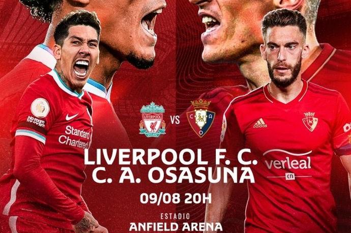 Imagen promocional del Liverpool-Osasuna