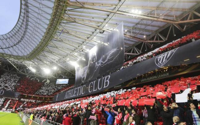 El 15 de marzo de 2018 San Mamés acogió el último partido del Athletic en la Europa League, fue la vuelta de los octavos de final ante el Olympique de Marsella (1-2).