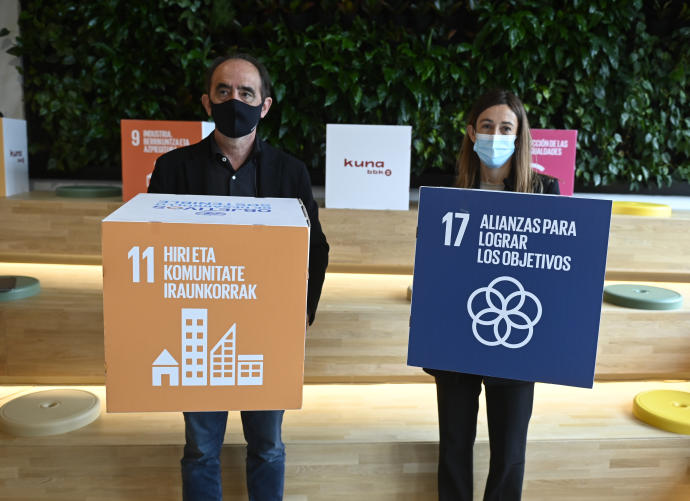 BBK Kuna financia tres proyectos de innovación que se planteen retos de la Agenda 2030