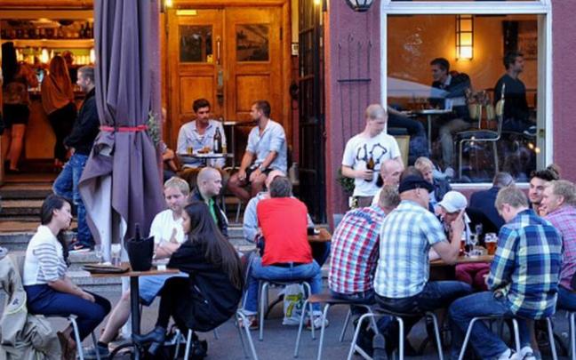 Una calle de Oslo el pasado mes de septiembre tras retirar todas las restricciones