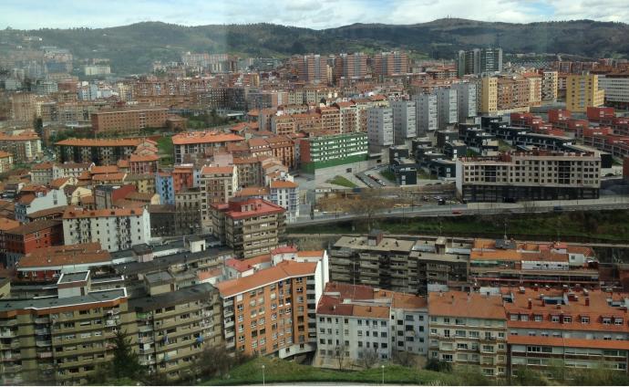 Panorámica de los barrios de Bilbao donde se instalará la OTA.