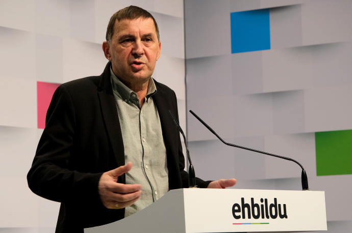 El coordinador de EH Bildu, Arnaldo Otegi