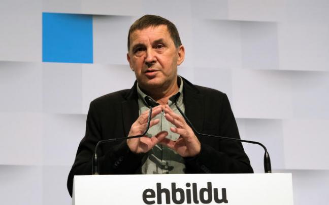 El coordinador general de EH Bildu, Arnaldo Otegi, en una anterior comparecencia El coordinador general de EH Bildu, Arnaldo Otegi, en una anterior comparecencia