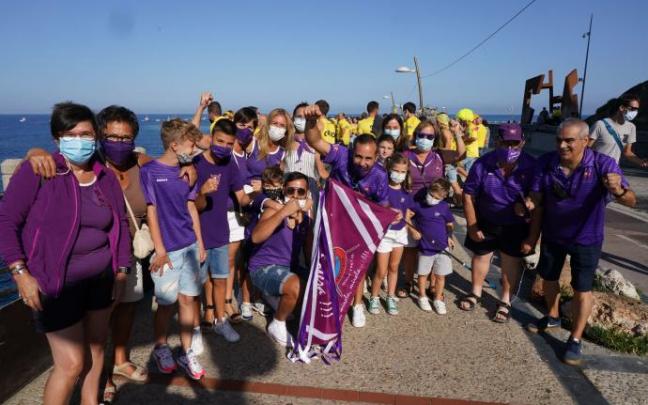 Seguidores de la Sotera, dipuestos a animar en Donostia. Seguidores de la Sotera, dipuestos a animar en Donostia.