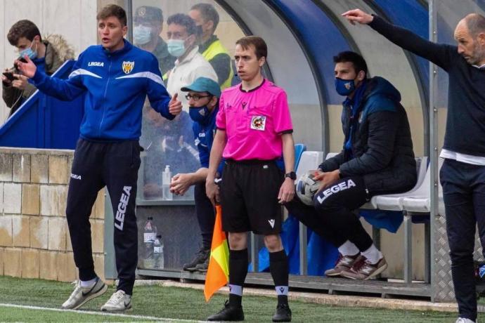 Pablo Álvarez, durante un partido de esta temporada