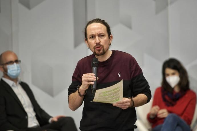 El exvicepresidente y futuro candidatos de Podemos a las elecciones madrileñas, Pablo Iglesias